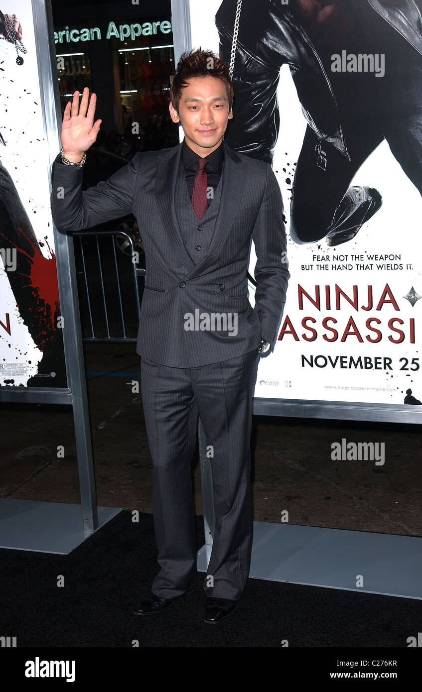 Rain Raizo The Premiere of 'Ninja Assassin' held at Grauman's Chinese  Theatre Los Angeles, California, USA - 19.11.09 : .com Stock Photo - Alamy