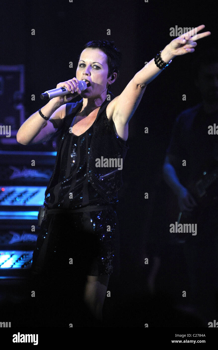 Dolores O'Riordan The Cranberries Reunion Tour held at the Queen