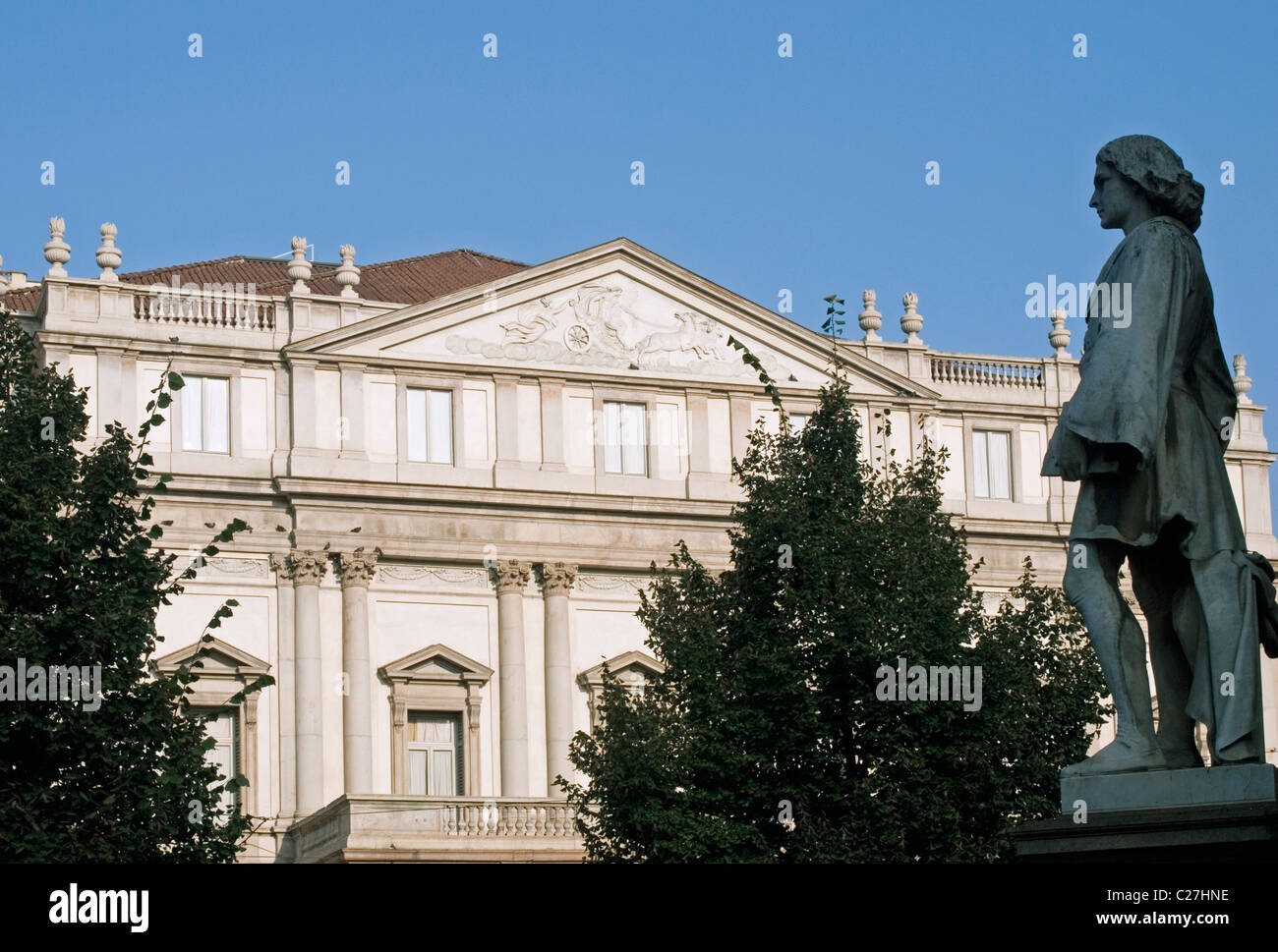 La Scala Opera House - Milan - Lombardy -Italy Stock Photo