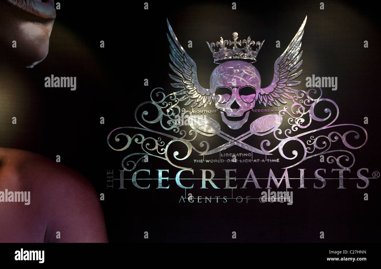 Icecreamists ice cream parlour, Covent Garden, London Stock Photo Alamy