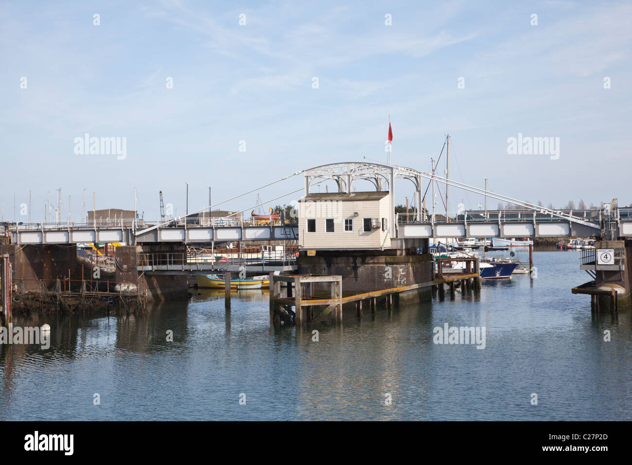 Oulton Broad, Suffolk, UK, Bridge Stock Photo