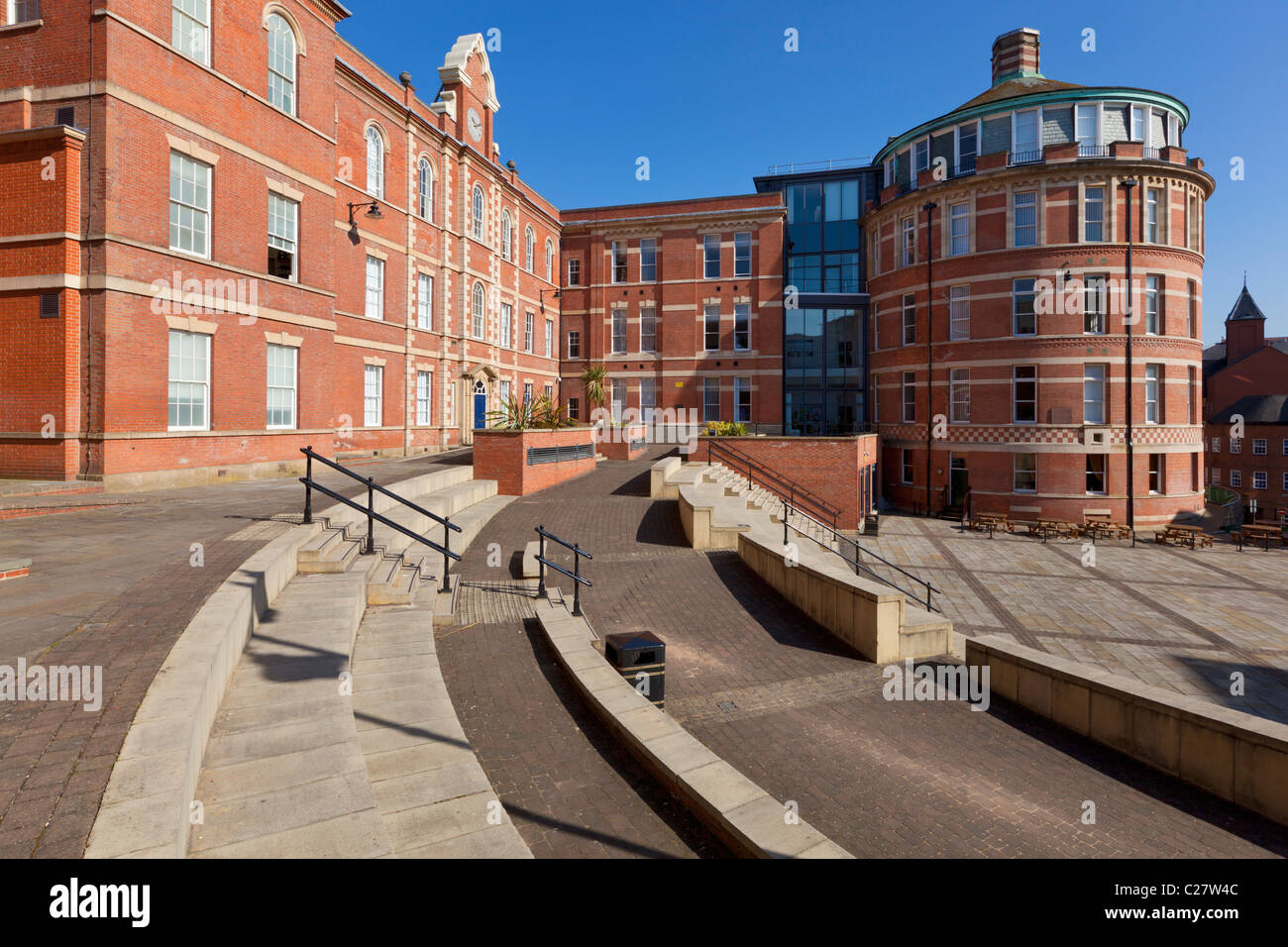 The Roundhouse pub and restaurant in Royal Standard Place was the Old Genaral Hospital Nottingham England UK GB Europe Stock Photo
