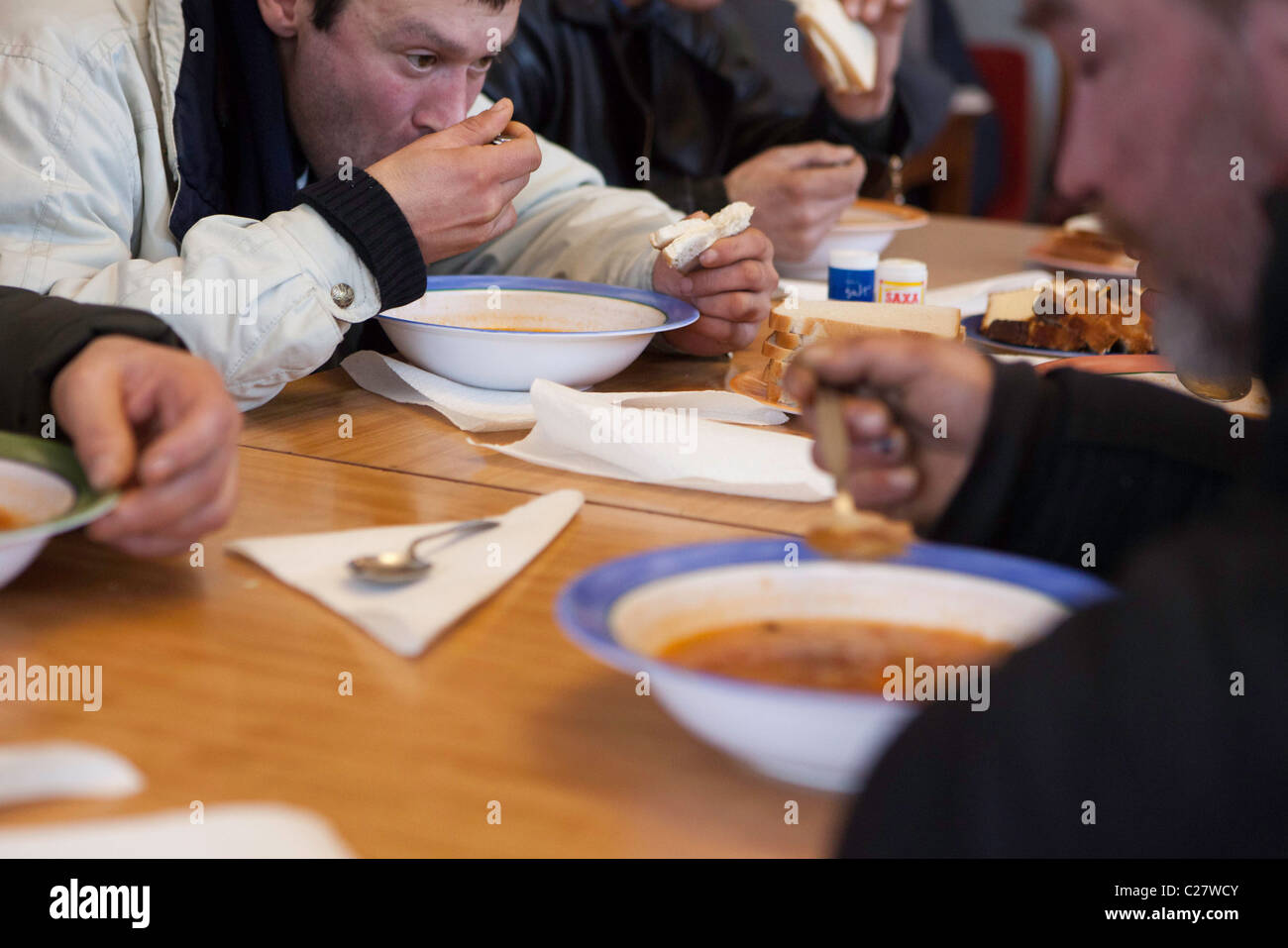 St Ignatius, a soup kitchen for the local homeless community. Most of