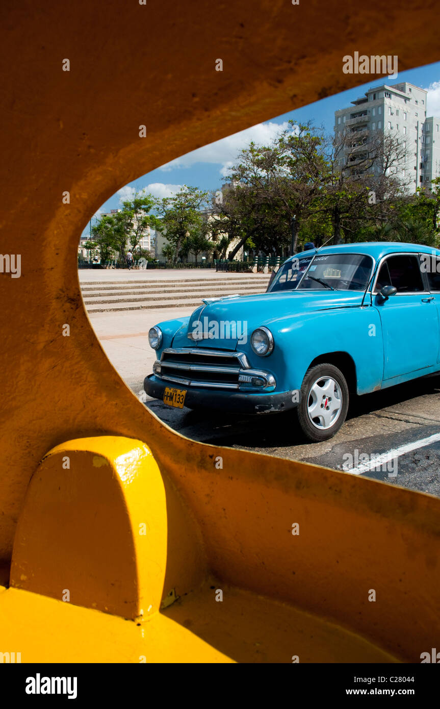 50's American car, Havana , Cuba Stock Photo