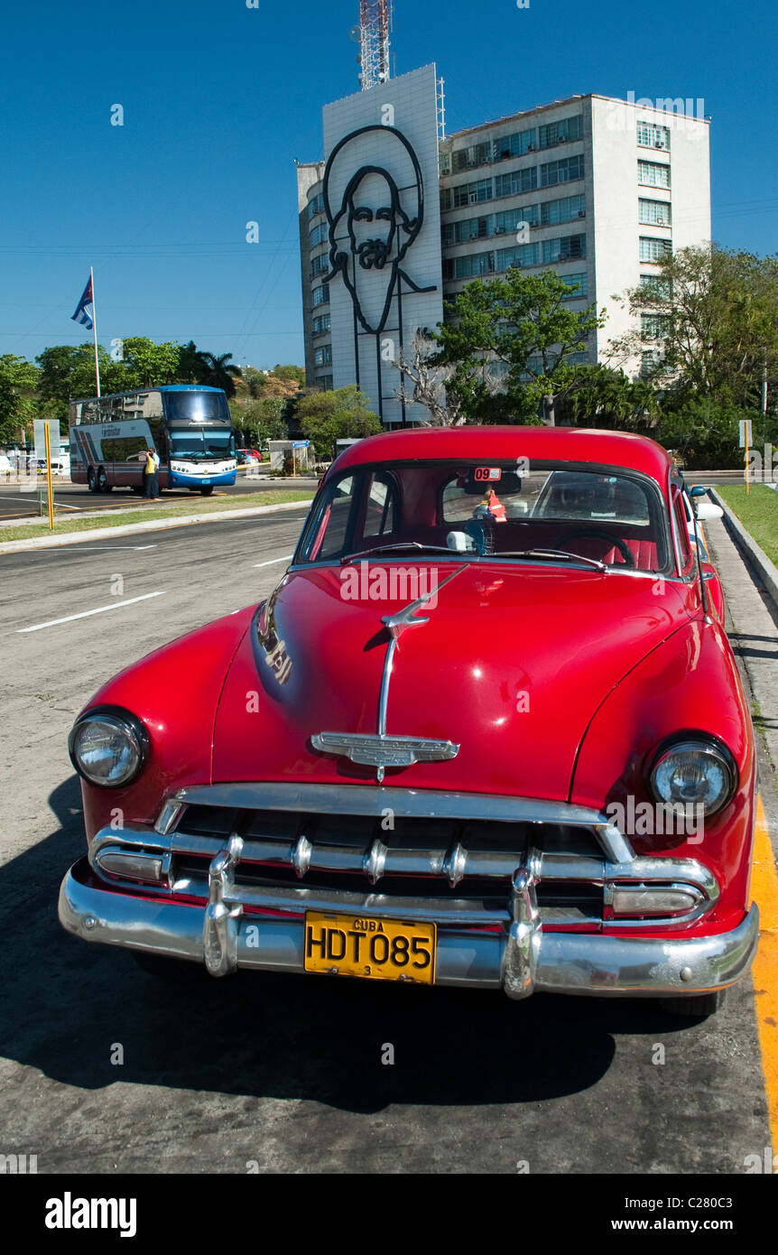 50's American car,Havana , Cuba Stock Photo
