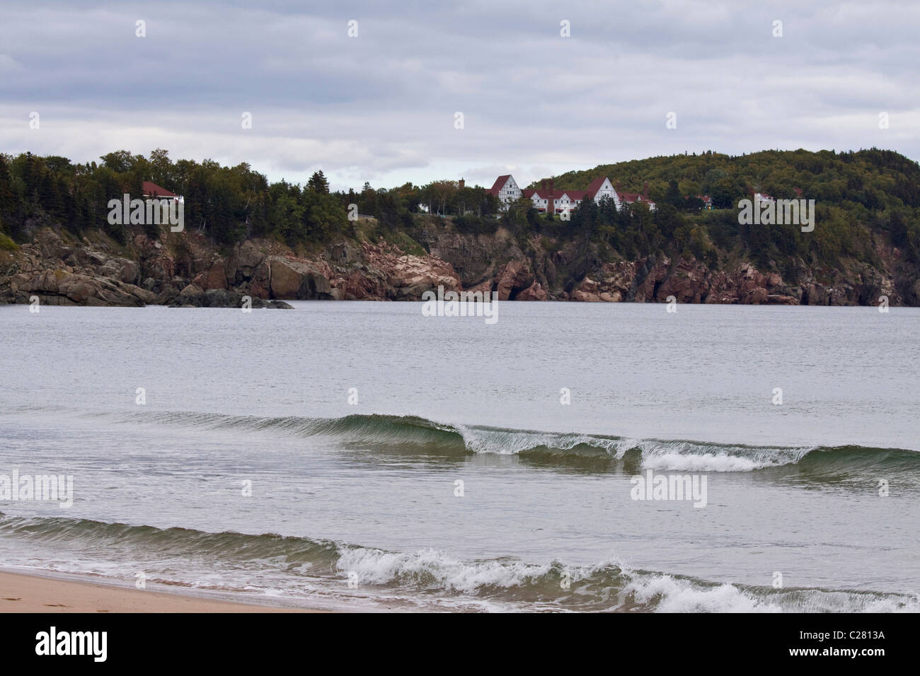 Ingonish Beach with the historic Keltic Lodge in the background, Cape