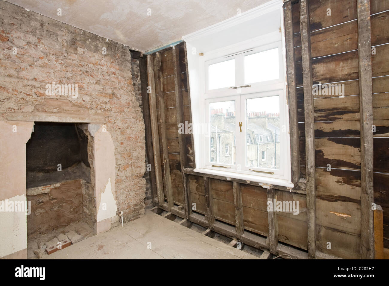 Uk Brick Fireplace Stock Photos Uk Brick Fireplace Stock Images