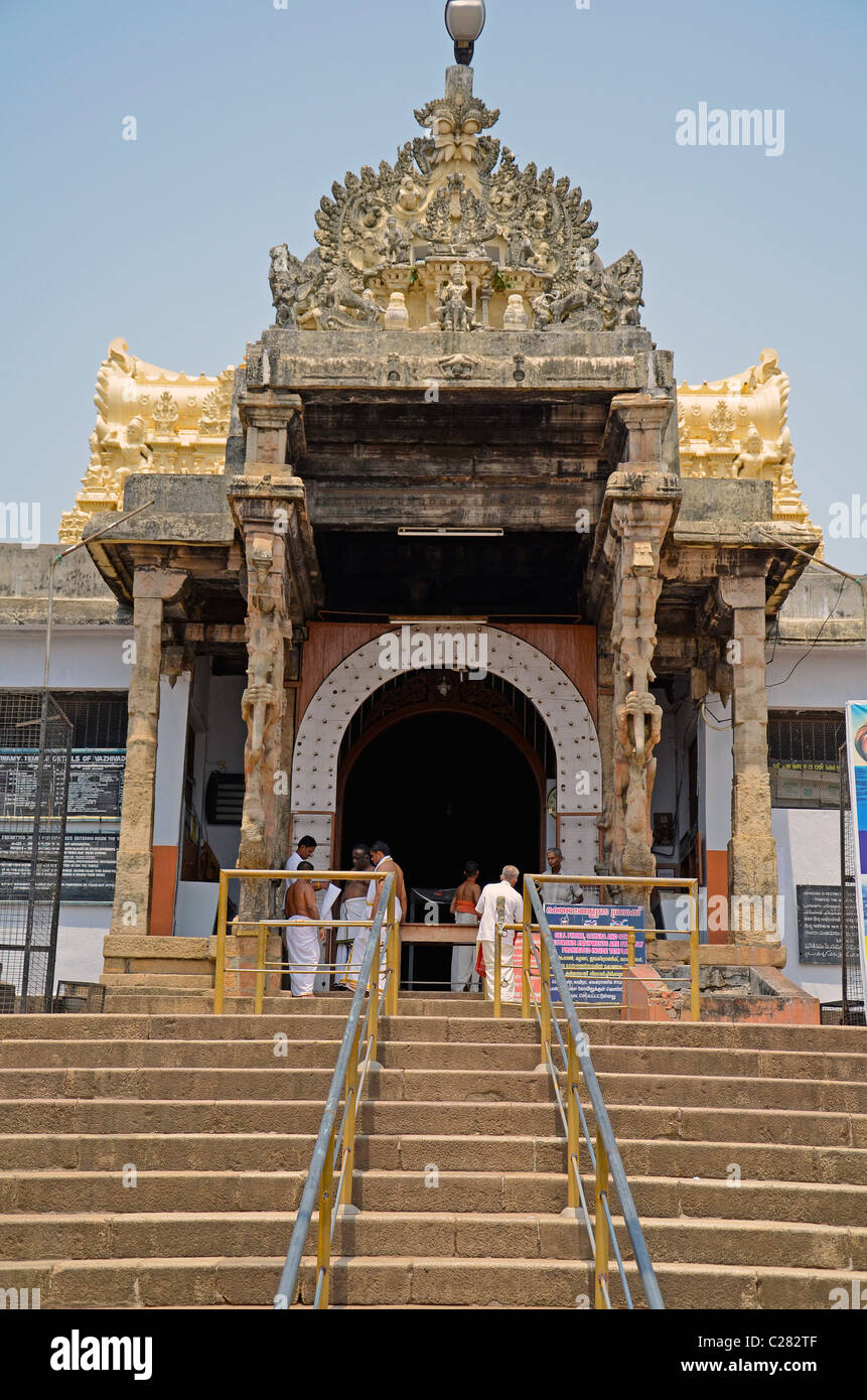 Temple in Trivandrum India Stock Photo