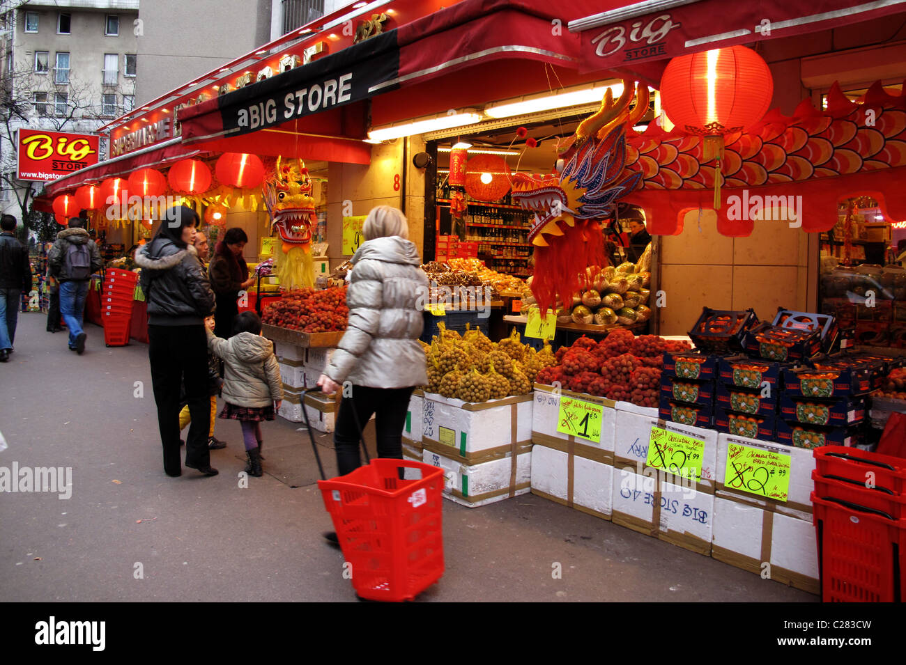 Chinese new year, Chinatown Paris 13, France Stock Photo