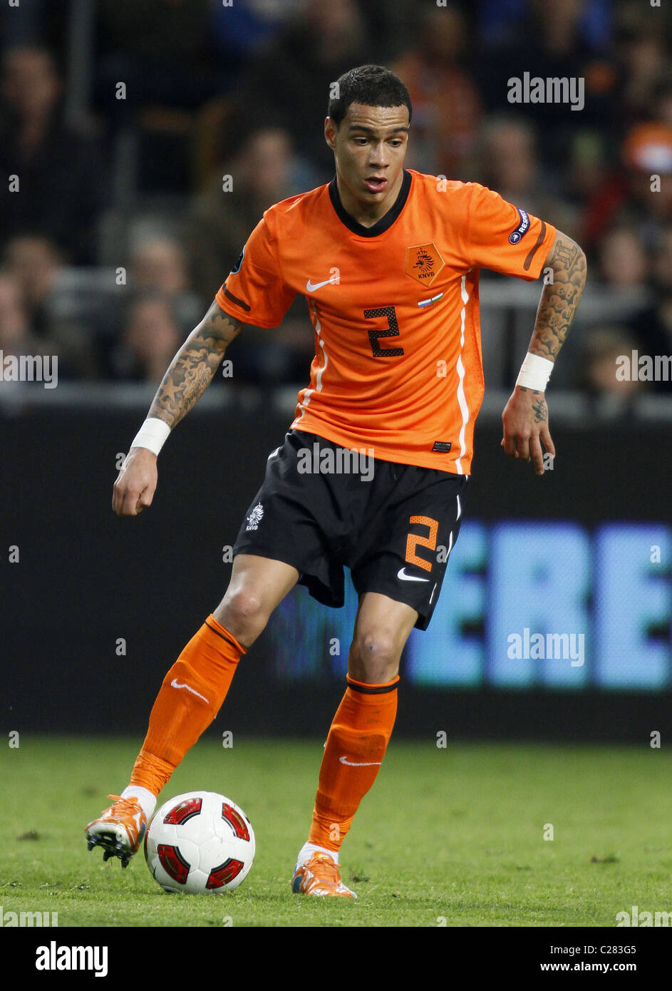 Gregory Van Der Wiel of the Netherlands during the 2010 FIFA