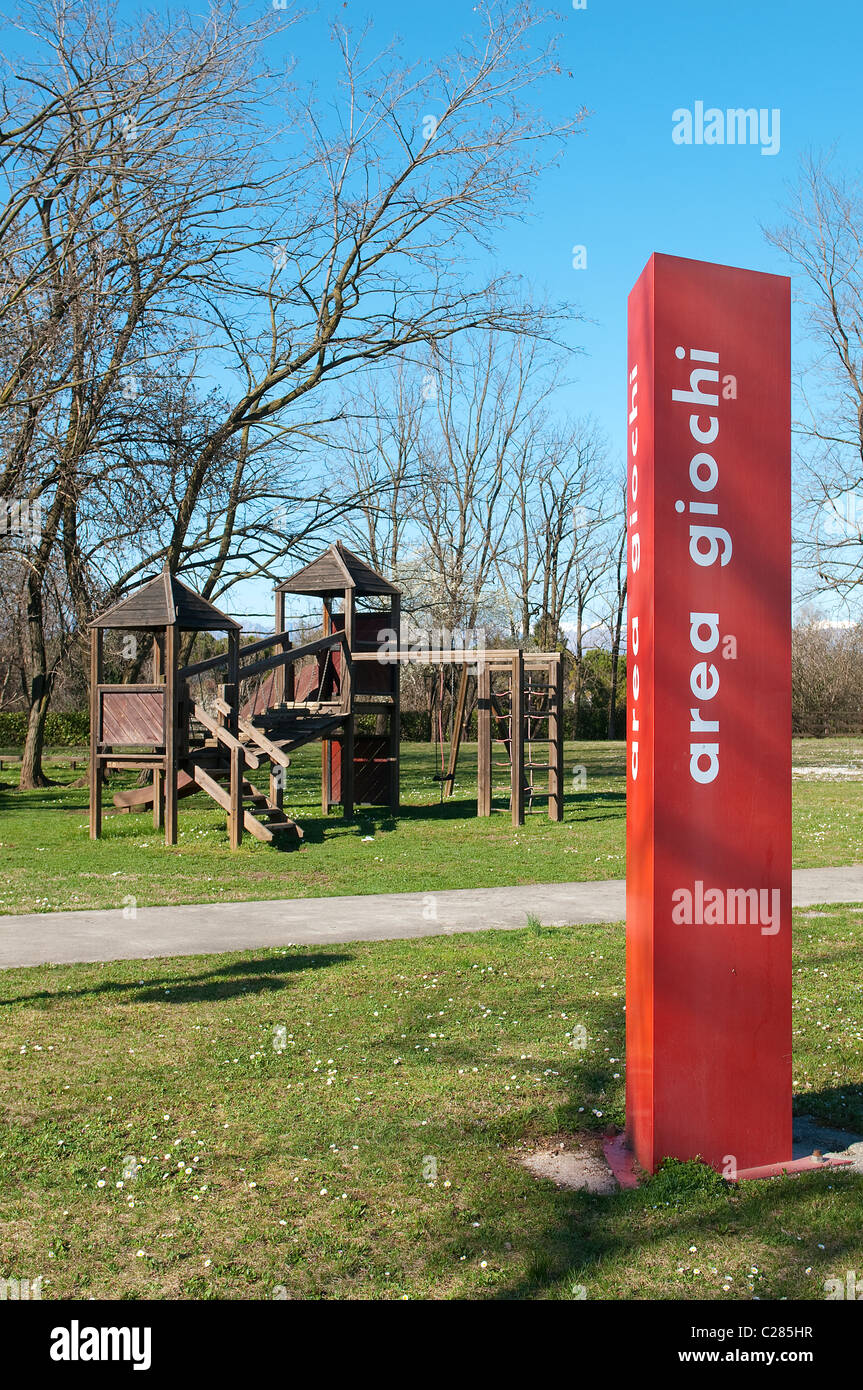 Kid playground area hi-res stock photography and images - Alamy