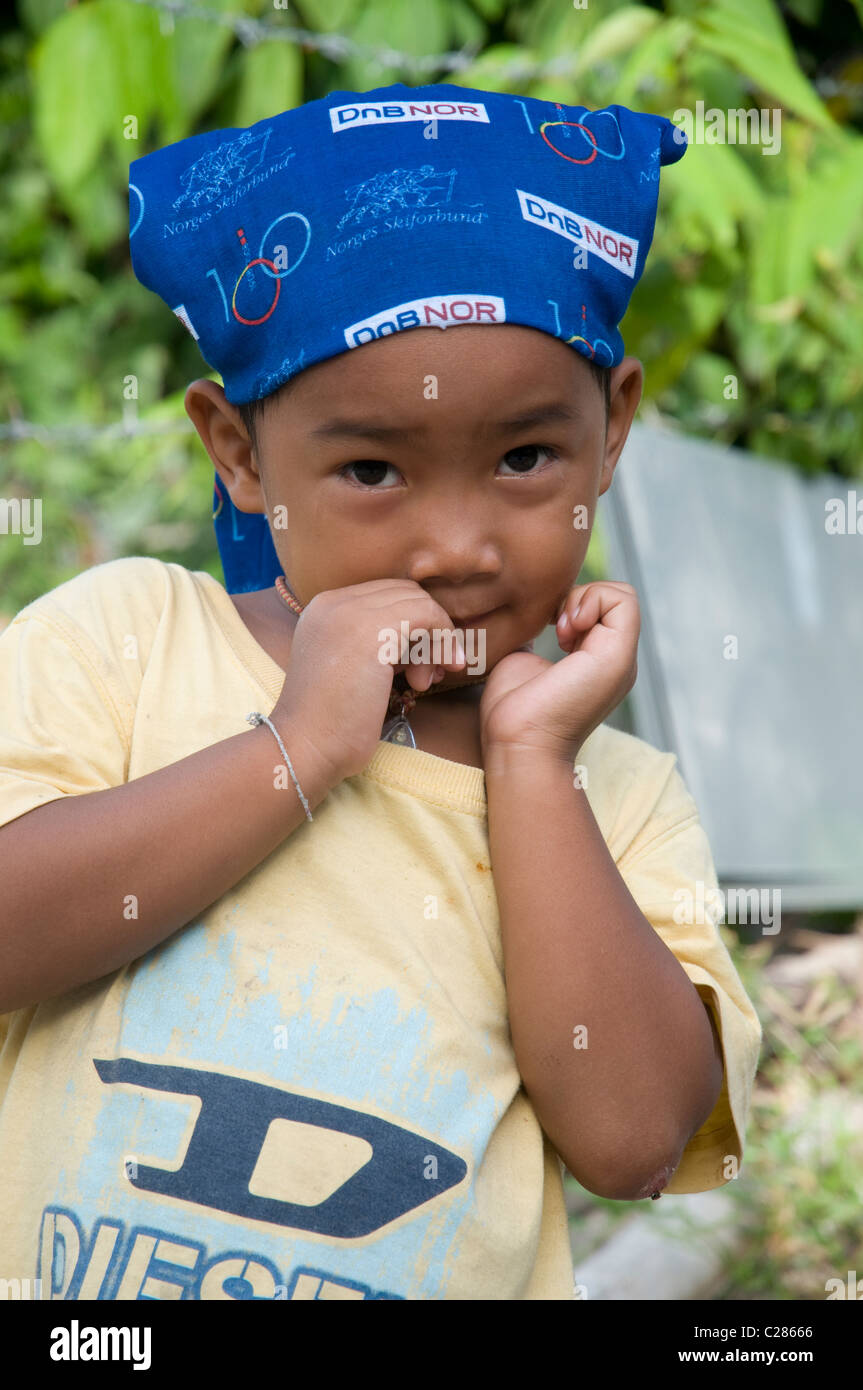 Portrait of a little thai boy, Koh Lipe, Thailand Stock Photo - Alamy