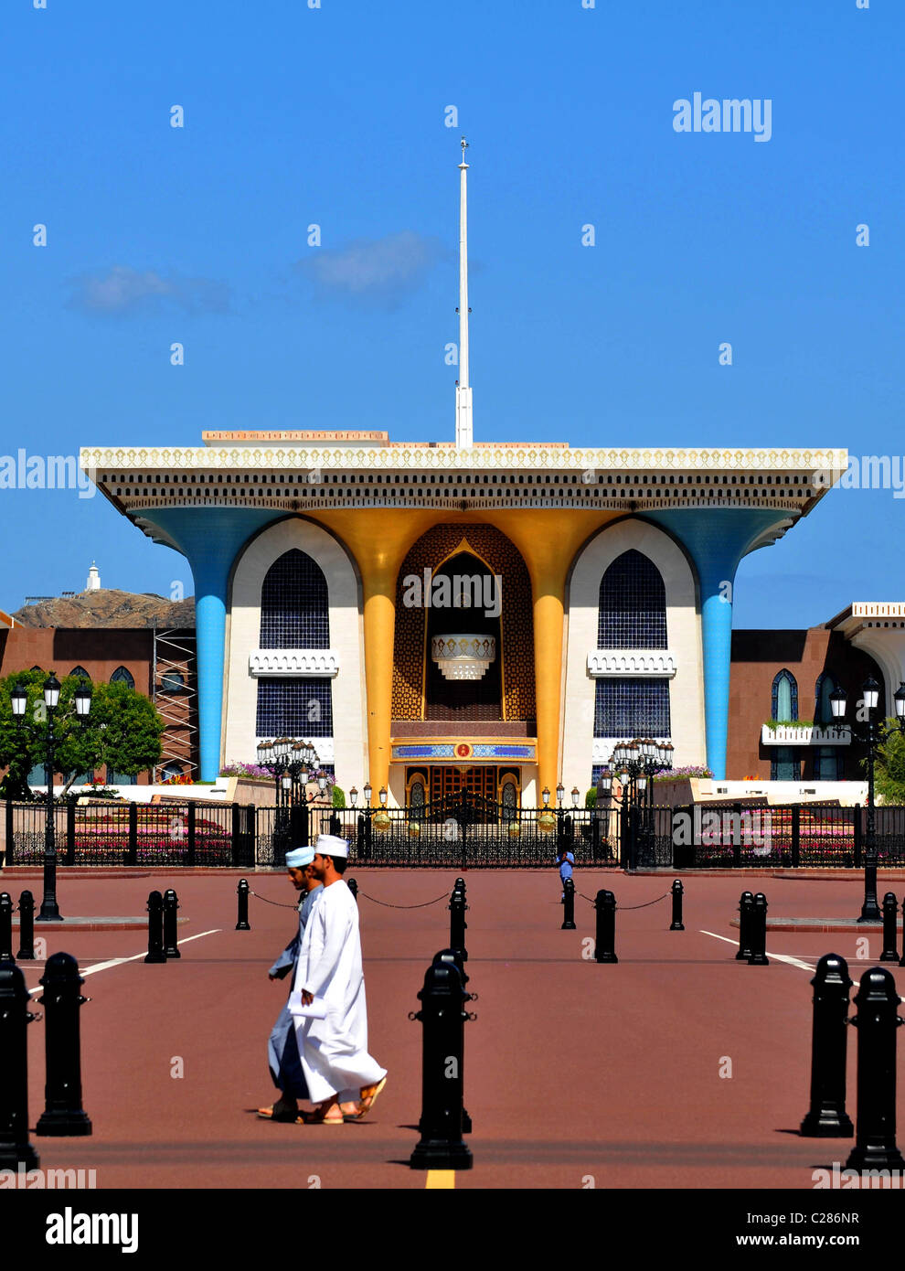 Sultan's Palace, Muscat, Oman. Al Alam Sultans Palace, Muscat, Oman