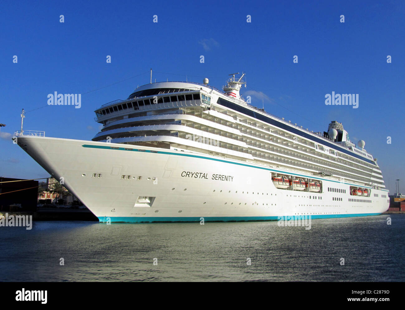 Crystal Serenity cruise ship Stock Photo