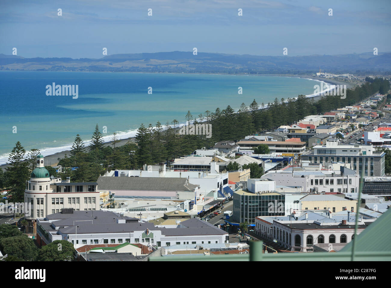 Art Deco and Art Nouveau in Napier, North Island, New Zealand Stock Photo