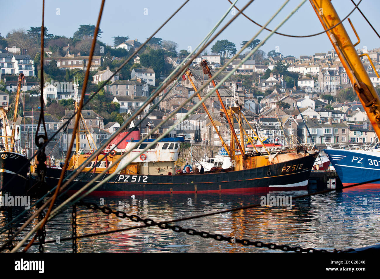 Newlyn harbour, Penzance, Cornwall, United Kingdom Stock Photo Alamy