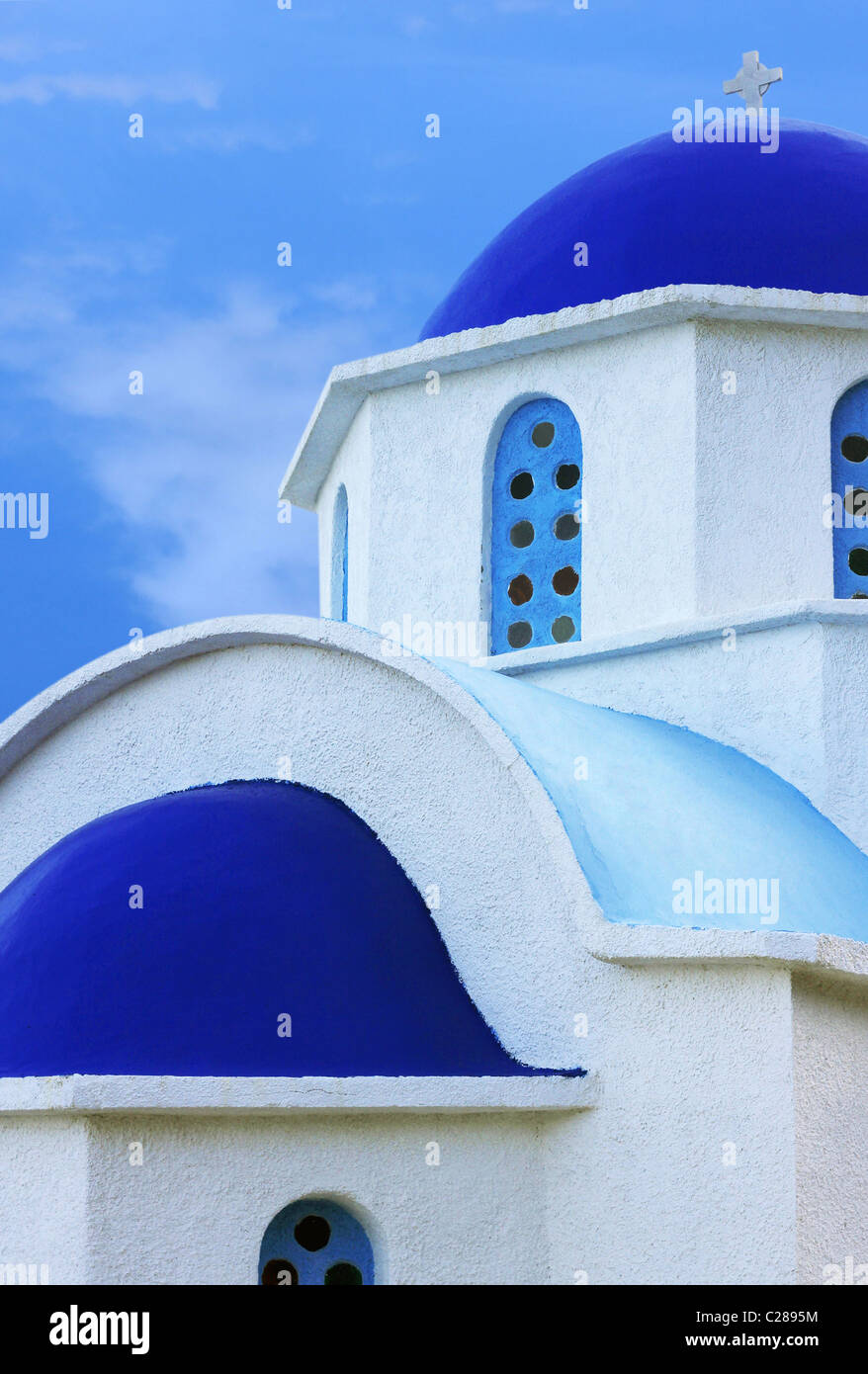 Greek church in Ikaria island isolated in white Stock Photo Alamy