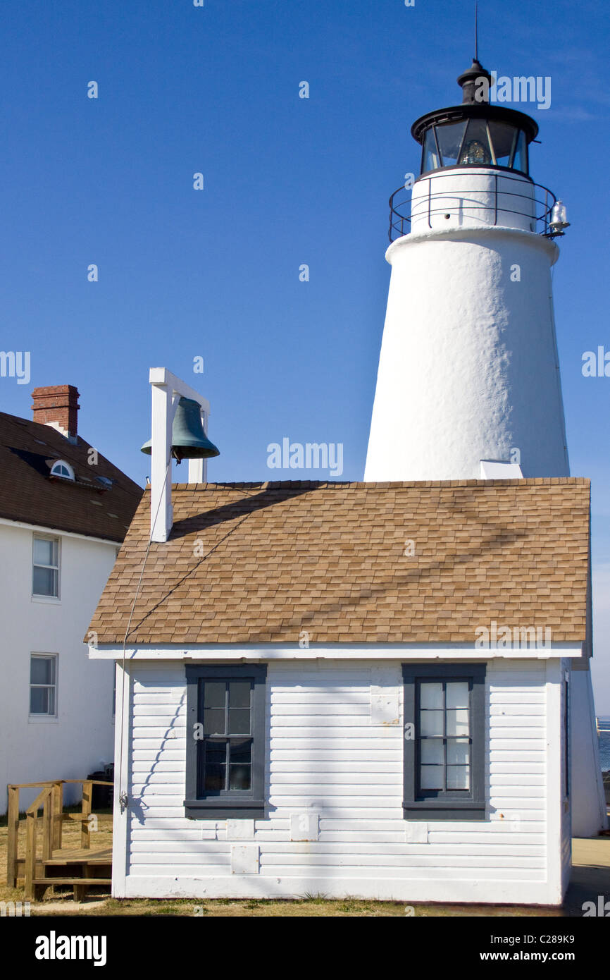 Cove Point Lighthouse situated along the Patuxent River built 1824