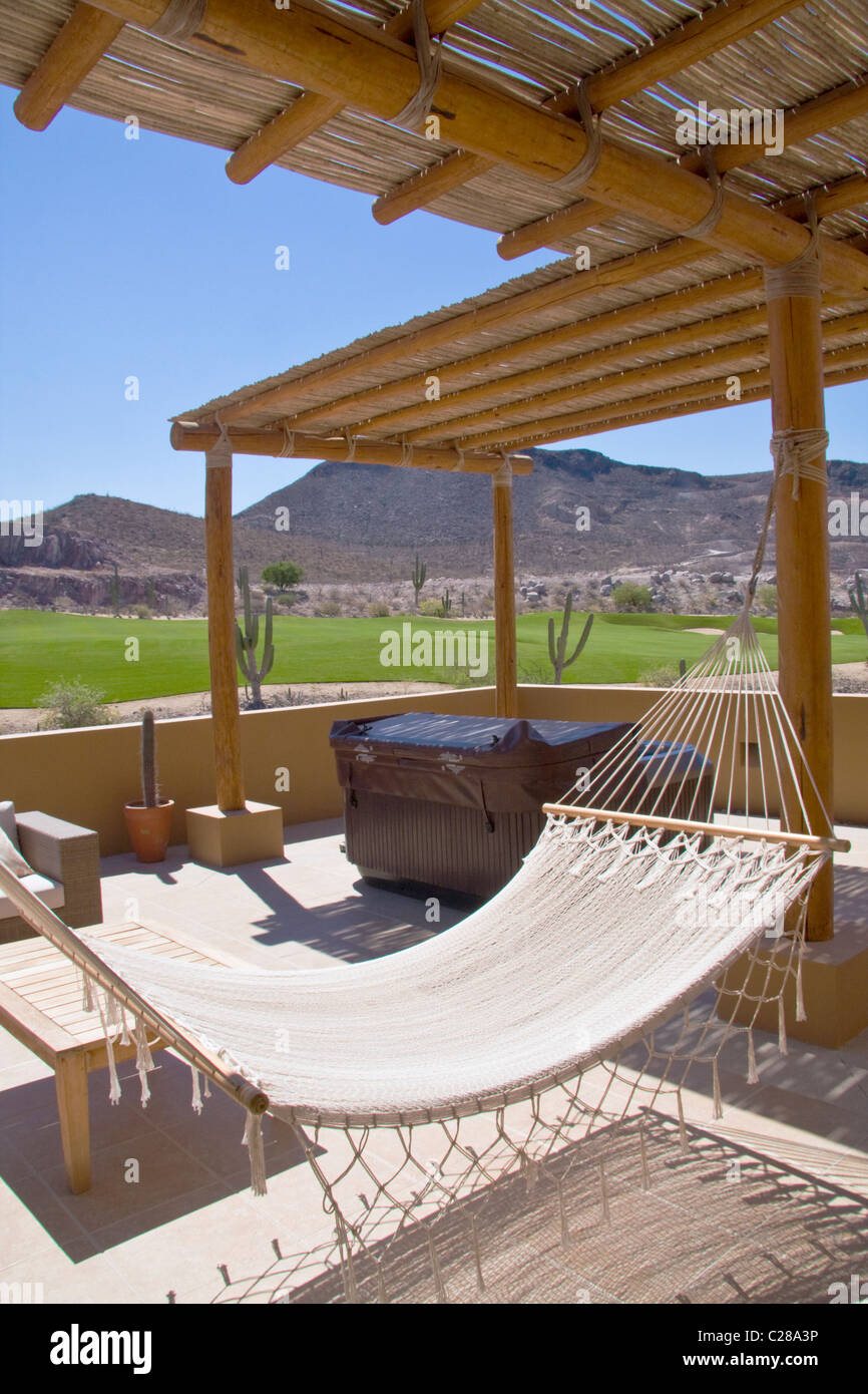 Rooftop patio, Las Colinas residential area, Costa Baja Resort, La Paz