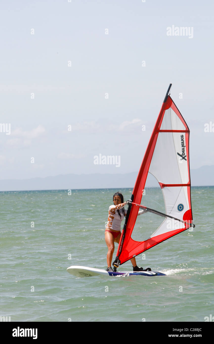 windsurfing Stock Photo