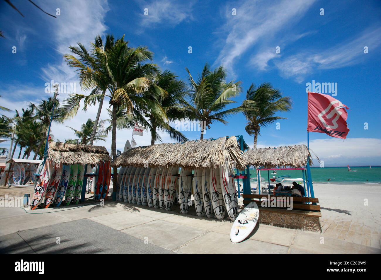 windsurfing El Yaque Beach Margarita Island Venezuela Stock Photo Alamy