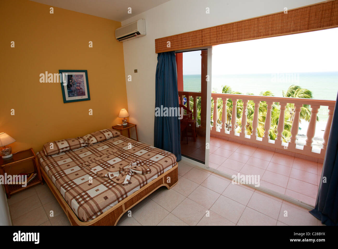 Hotel on El Yaque Beach Margarita Island Venezuela Stock Photo Alamy