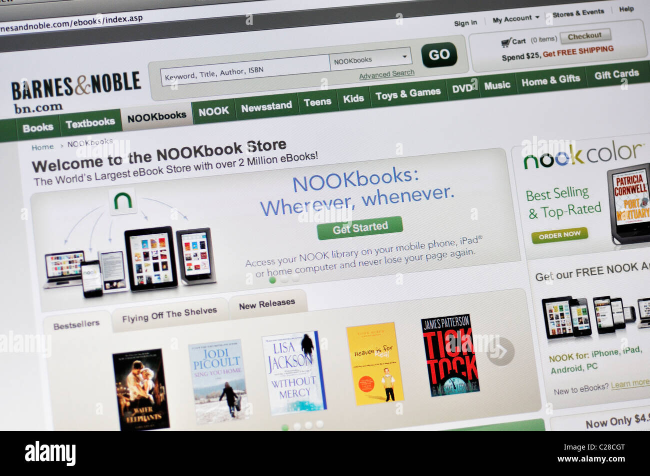 Barnes Noble Bookstore Website Books For Nook Electronic Reader Stock Photo Alamy Barnes Noble Bookstore Website Books For Nook Electronic Reader Stock Photo Alamy