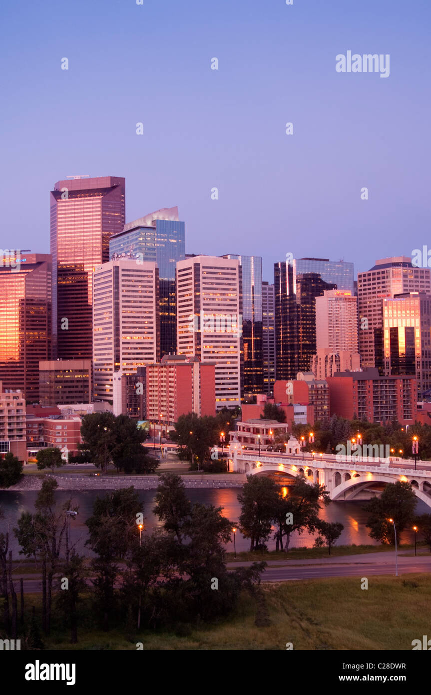 Calgary skyline, Alberta, Canada Stock Photo Alamy