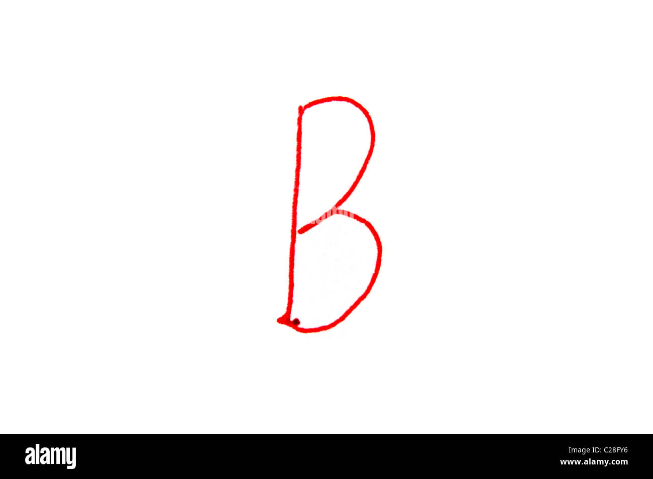 handwritten letter grade b written in red ink stock photo 35838186 number to letter grade