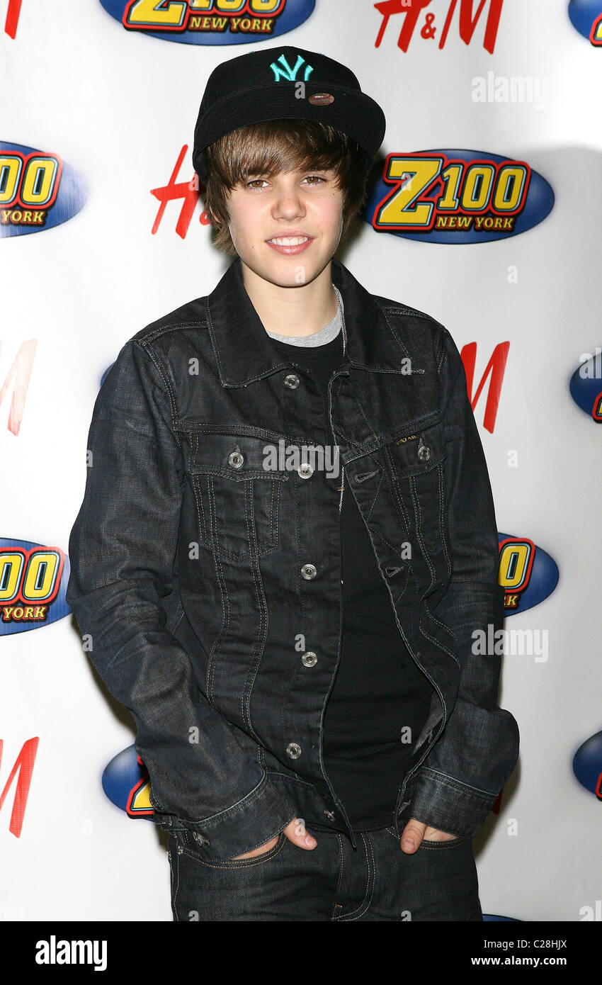 Justin Bieber Z100's Jingle Ball 2009 held at Madison Square Garden New  York City, USA - 11.12.09 PNP Stock Photo - Alamy