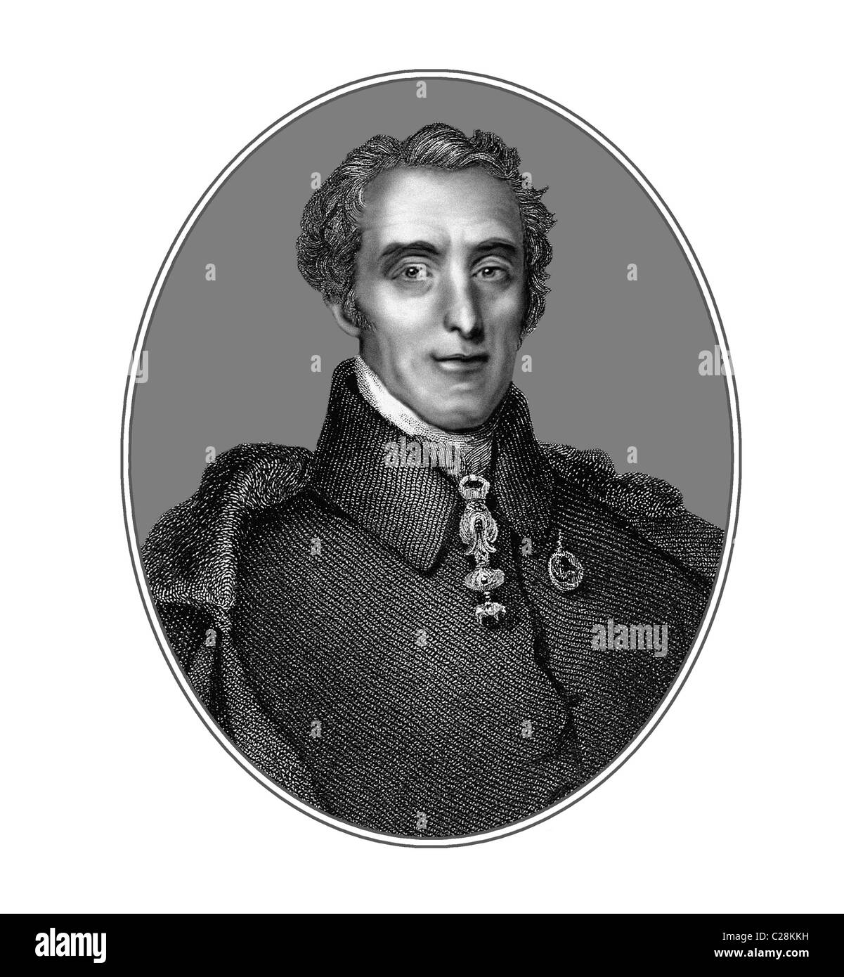 Duke of wellington illustration Black and White Stock Photos & Images