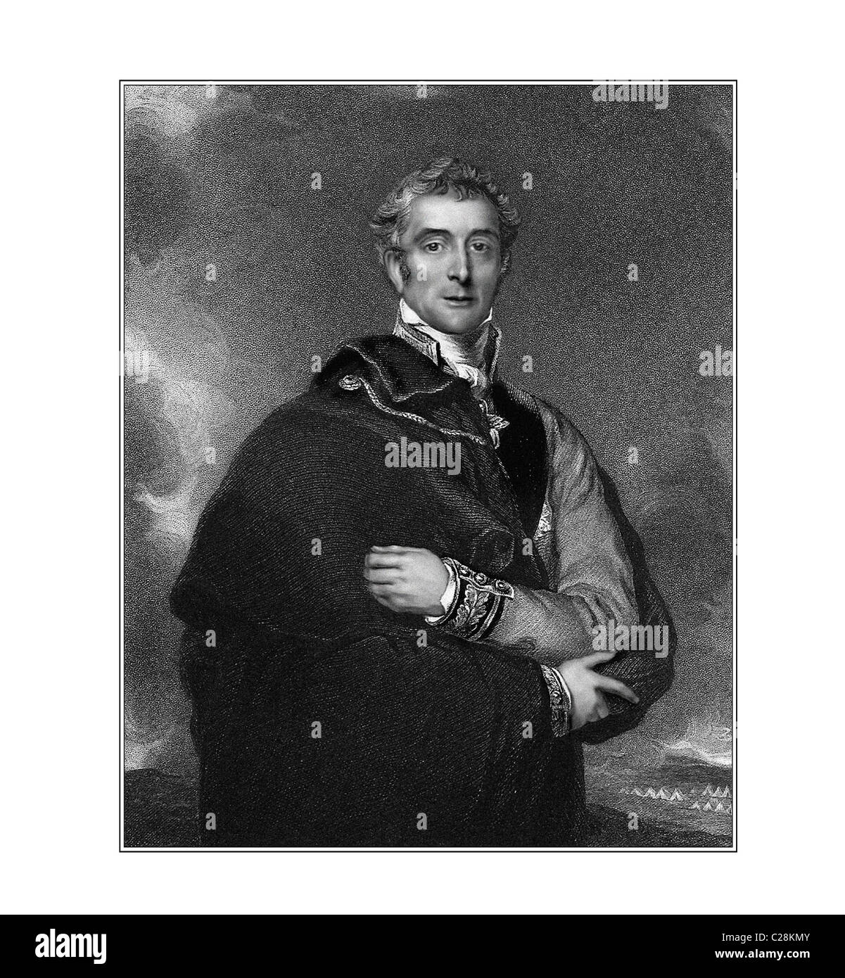 Duke of wellington illustration Black and White Stock Photos &amp; Images