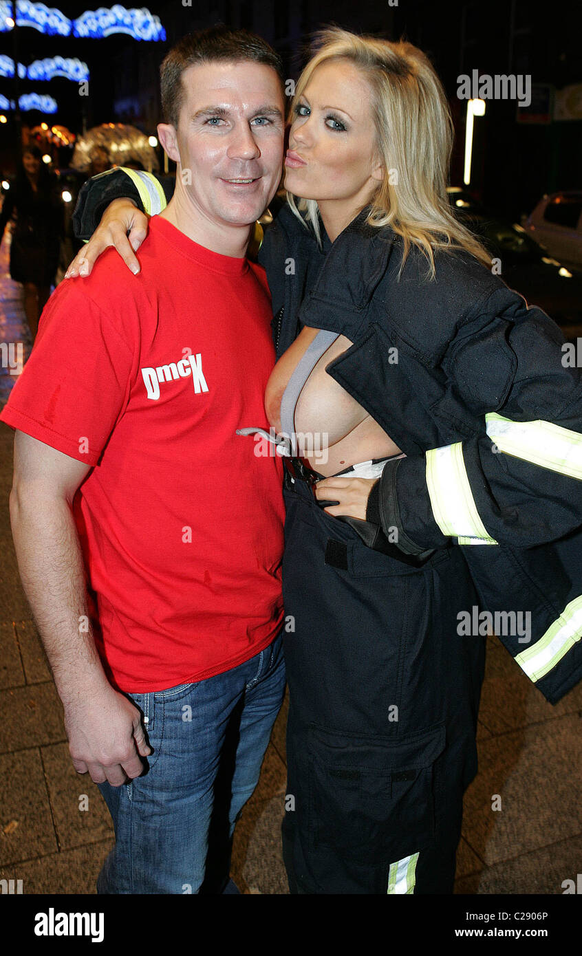 Glamour girl Malene Espensen Launch of the Drogheda fire service charity  2010 calendar at earth night club Dublin, Ireland Stock Photo - Alamy