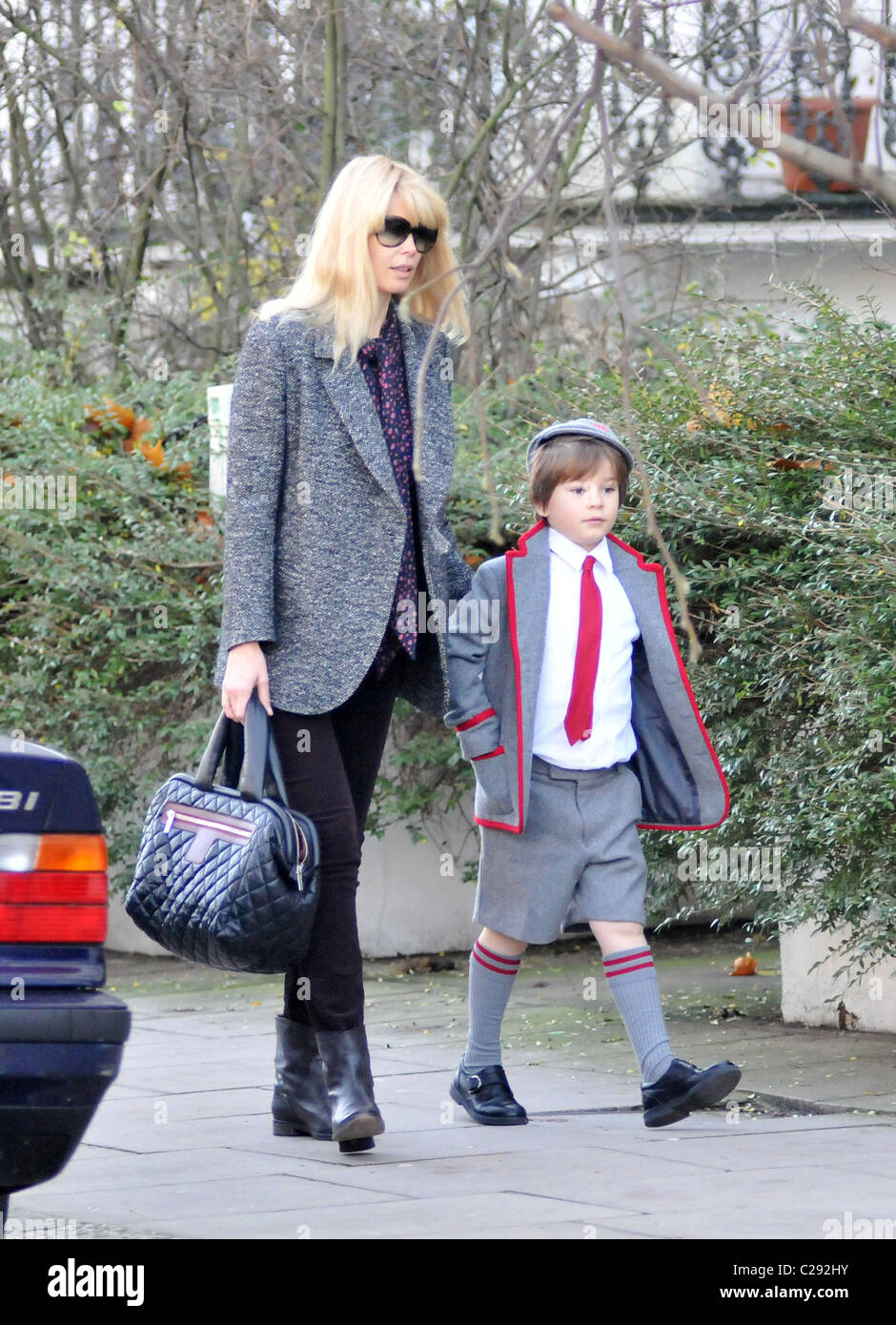 claudia-schiffer-and-son-caspar-hi-res-stock-photography-and-images-alamy