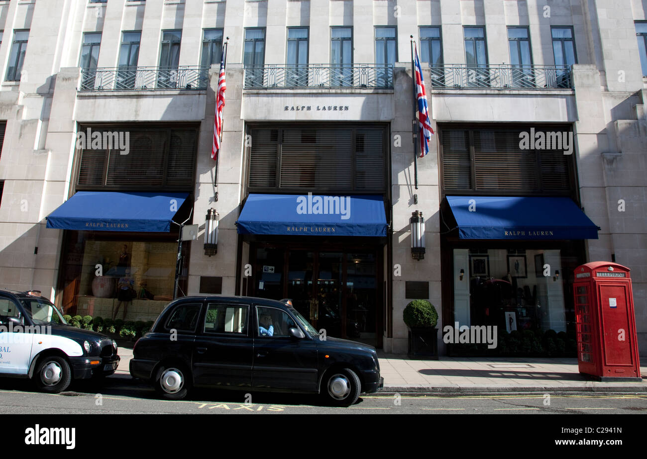 Ralph Lauren fashion store, New Bond Street, London Stock Photo
