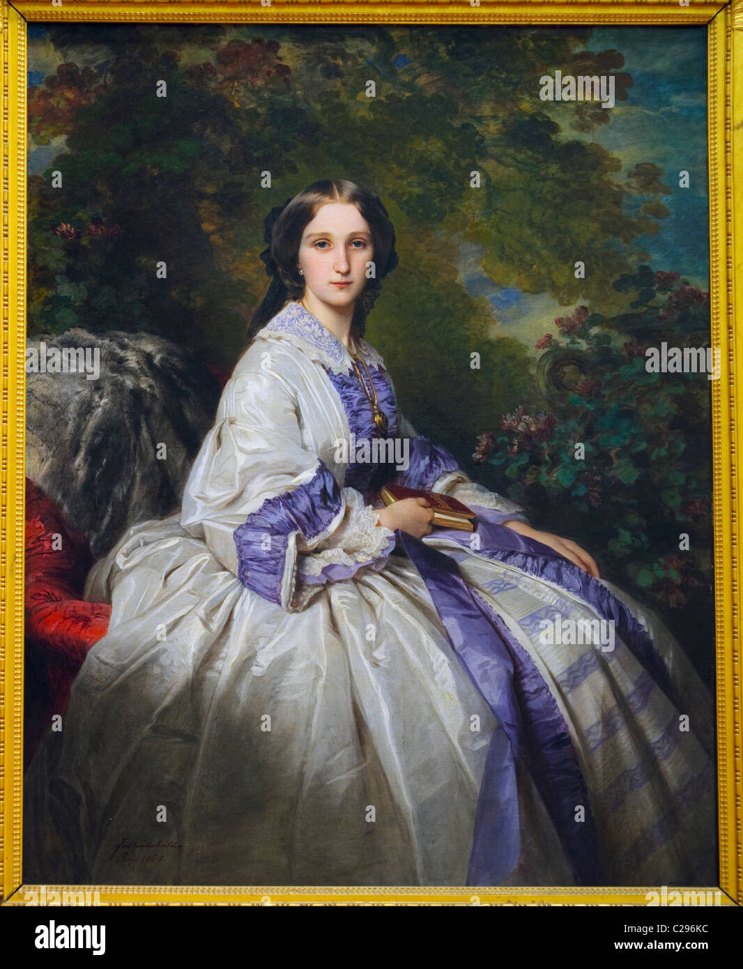 Countess Alexander Nikolaevitch Lamsdorff, (née Maria Ivanovna Beck, 1835–1866), 1859, Franz Xaver Winterhalter. Stock Photo