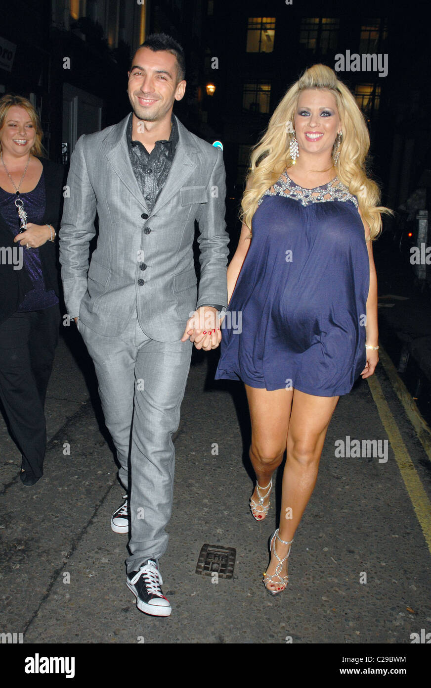 Nicola McLean and Tom Williams , This Morning 21st Birthday Party held at  Studio Valbonne London, England - 10.12.09 Stock Photo - Alamy