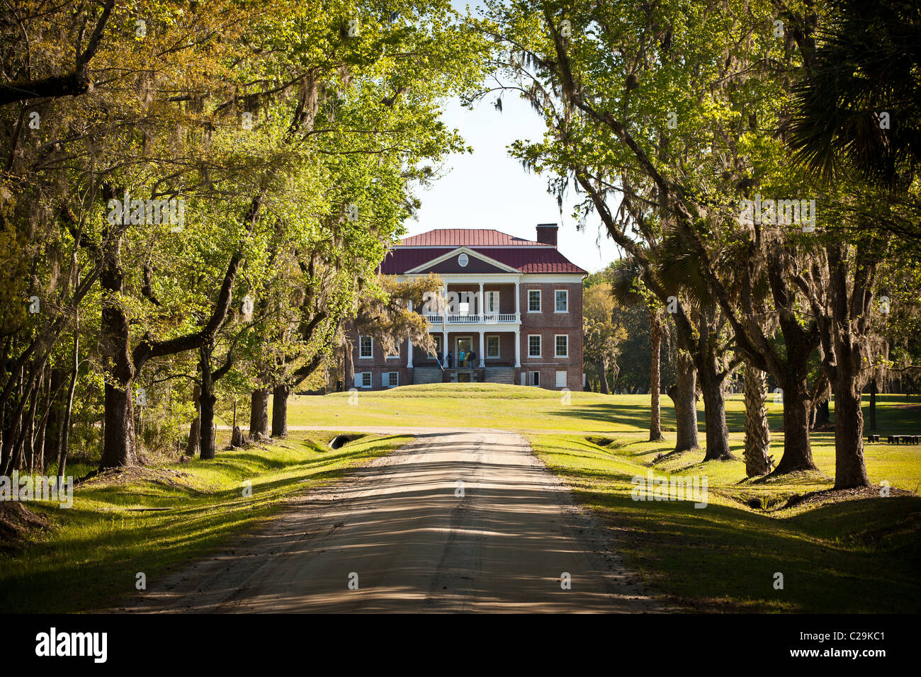 Drayton Hall Plantation in Charleston, SC. Palladian style estate built