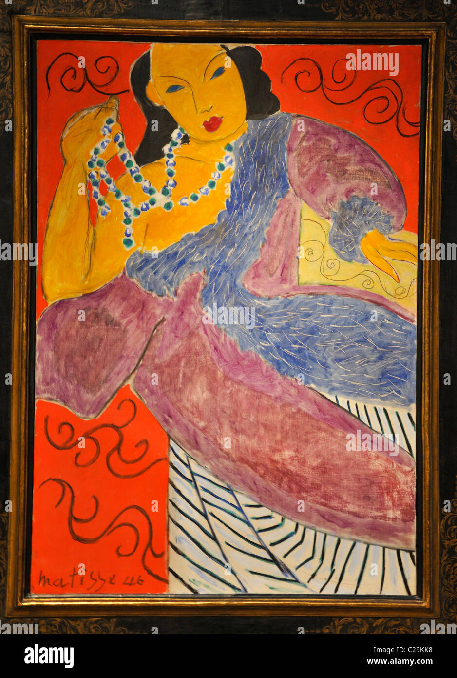 L'Asie (Asia) by Henri Matisse, 1946 Stock Photo