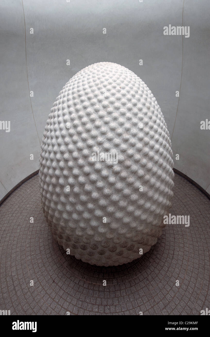 The Seed sculpture at the Eden project tourist attraction and ecology