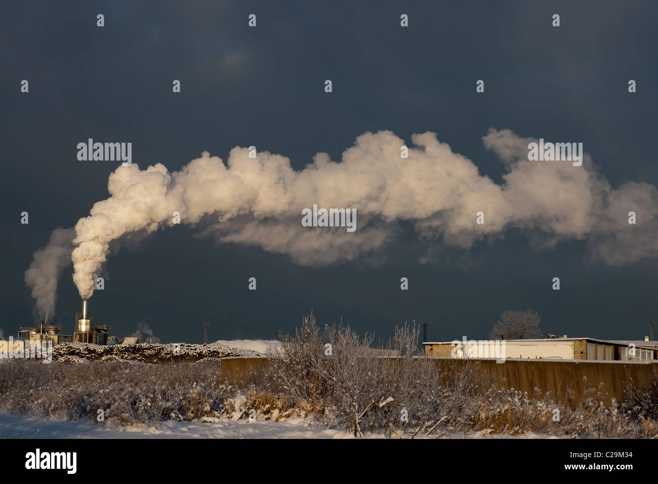 Factory smoke Stock Photo