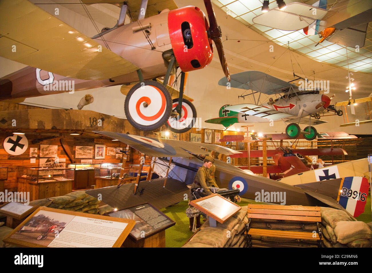 San Diego Air & Space Museum Balboa Park CA Stock Photo