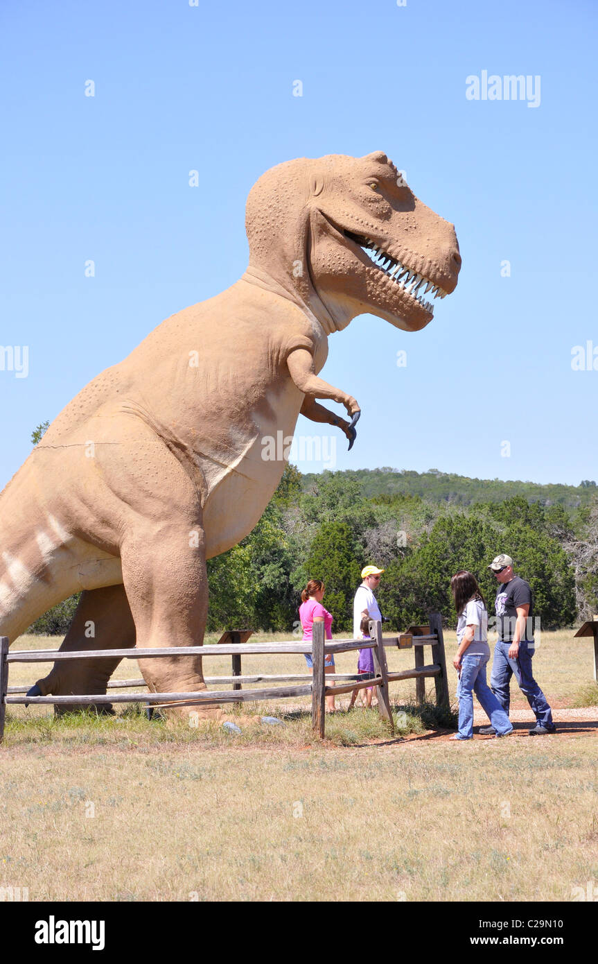 Dinosaur World museum, Glen Rose, Texas, USA Stock Photo Alamy