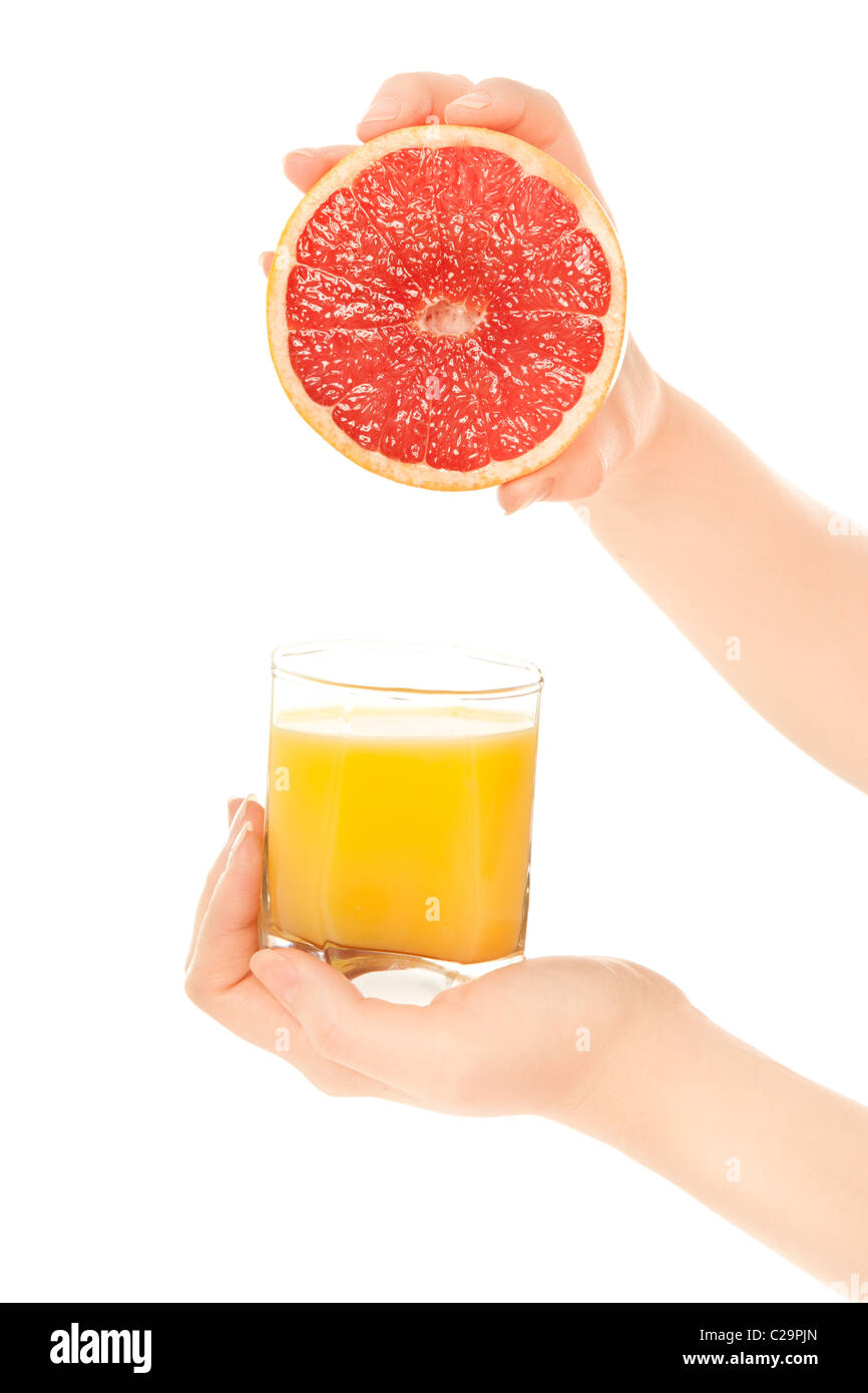 Vitamin grapefruit fresh juice hi-res stock photography and images - Alamy