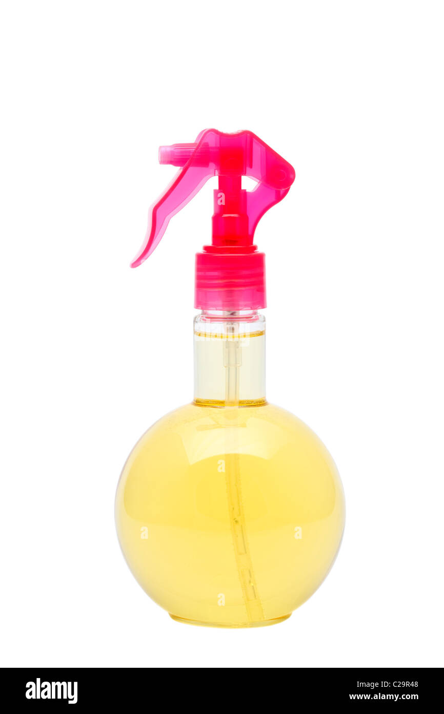 Spray bottle isolated on white background Stock Photo - Alamy