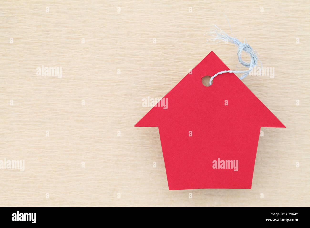 House tag, house for sale tag Stock Photo Alamy