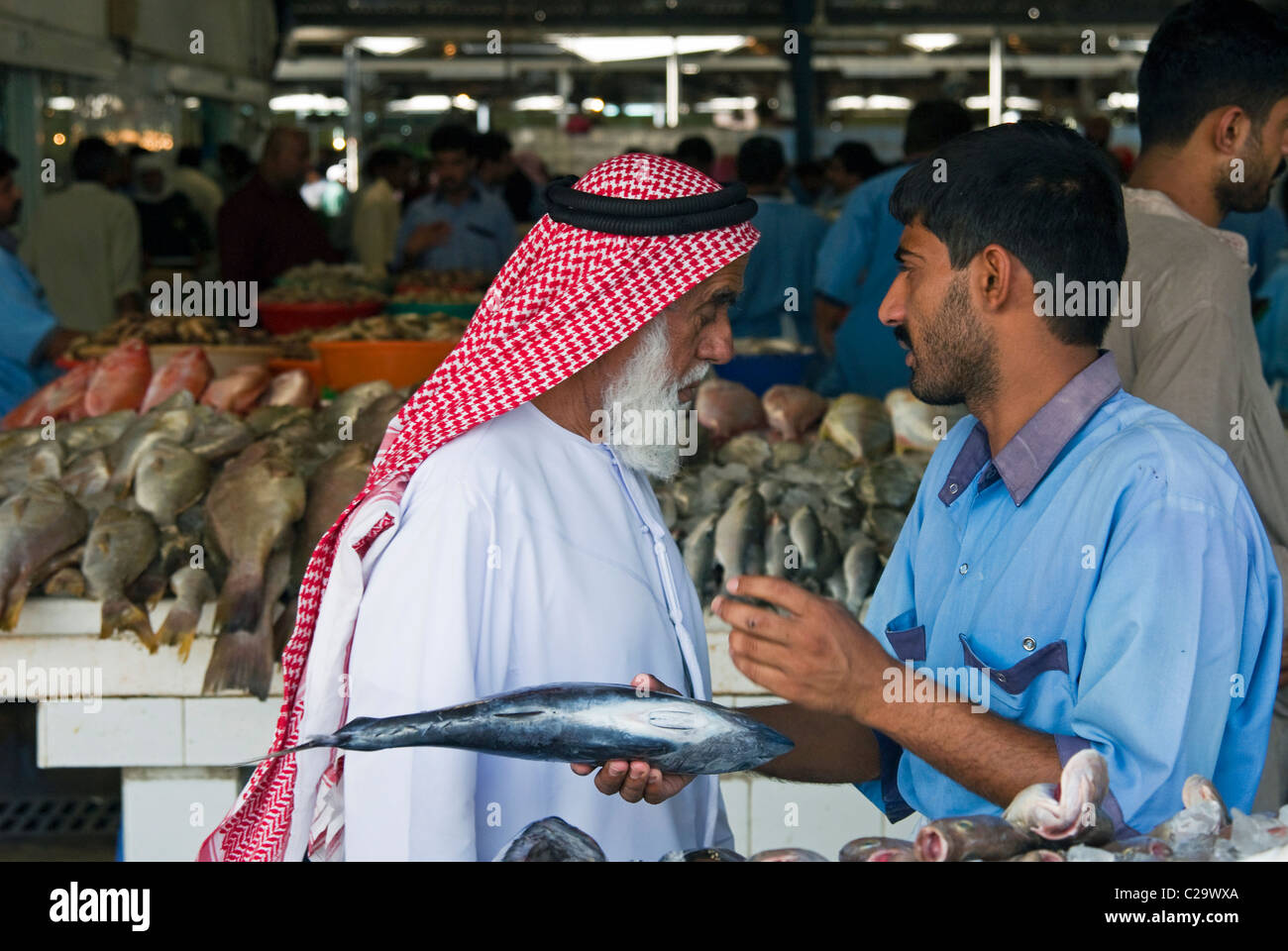 Fish Market, Dubai, United Arab Emirates, Middle East Stock Photo Alamy