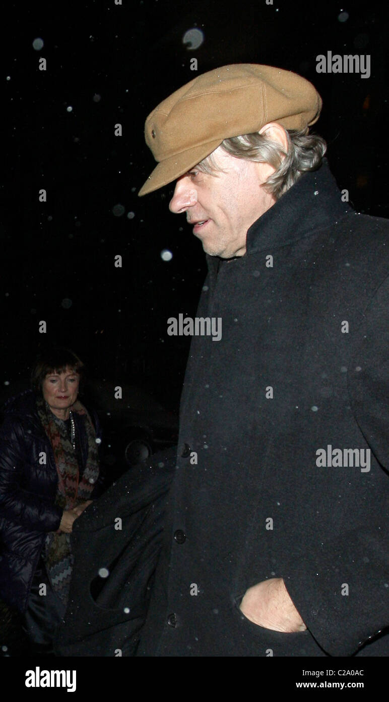 Sir Bob Geldof, attending the Freud Annual Christmas Party London