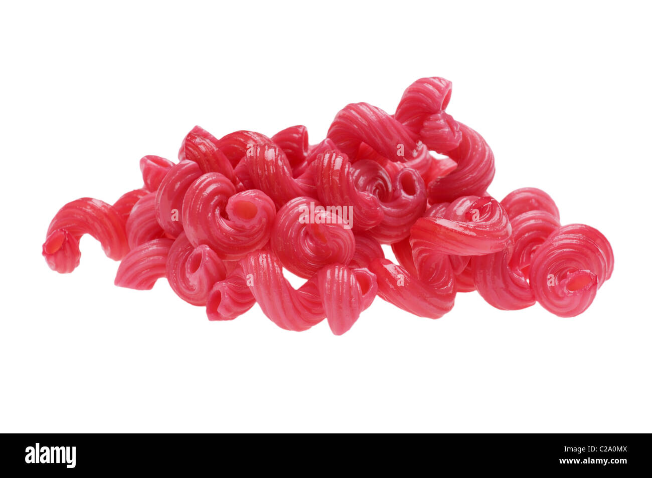 object on white food color pasta Stock Photo Alamy