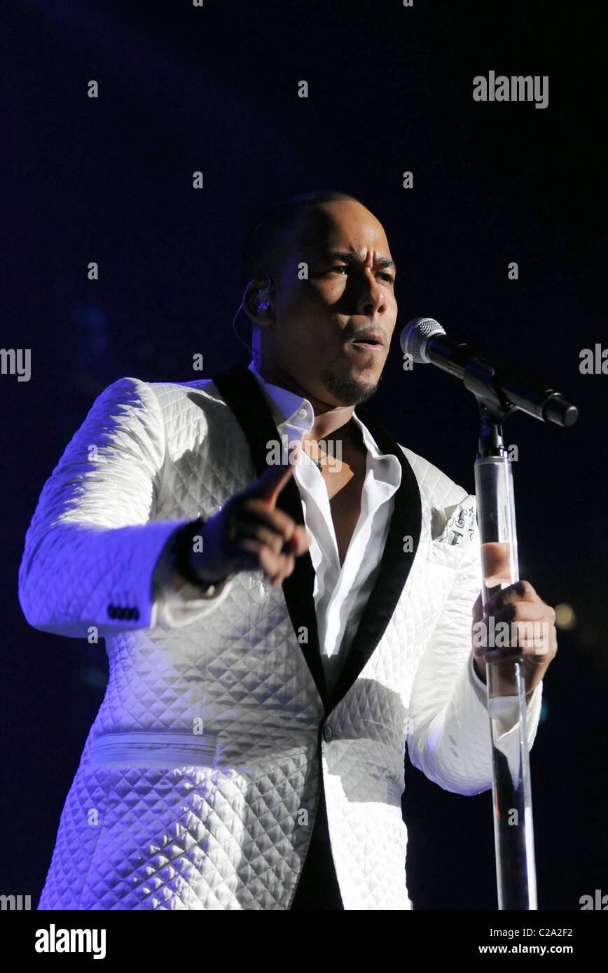 Anthony Ropeo Anthony 'Romeo' Santos performs live at American Airline Arena Miami ...